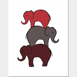 Alabama Elephants Posters and Art